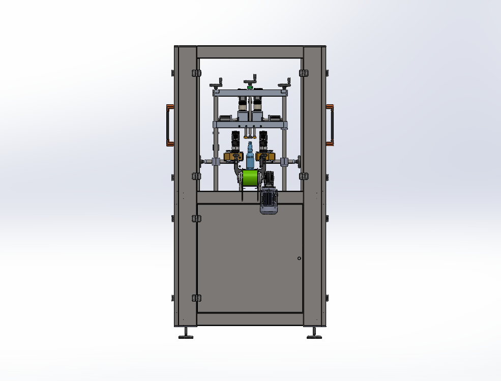 自动四轮瓶盖机