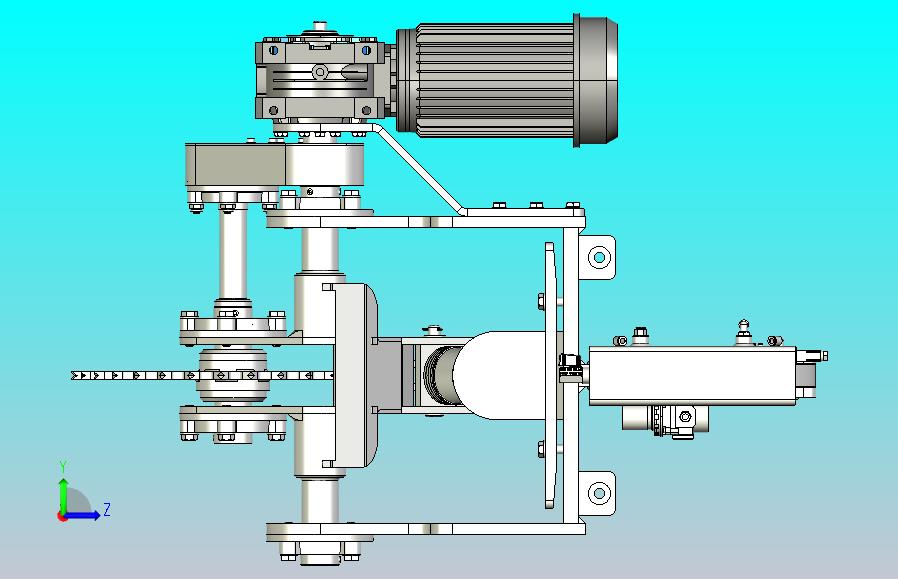 链条驱动夹紧轮