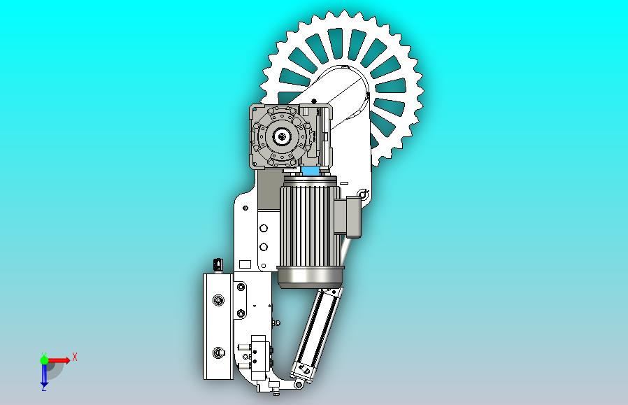 链条驱动夹紧轮