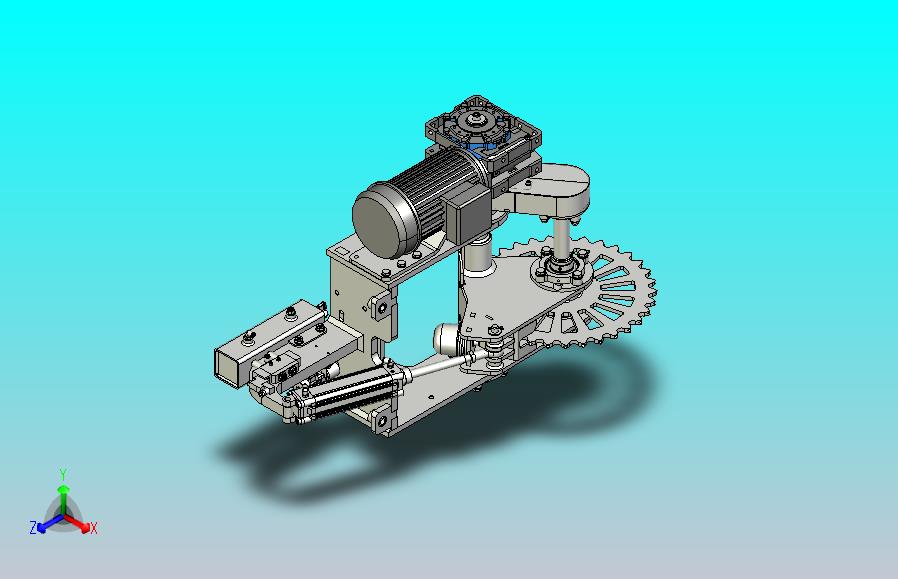 链条驱动夹紧轮