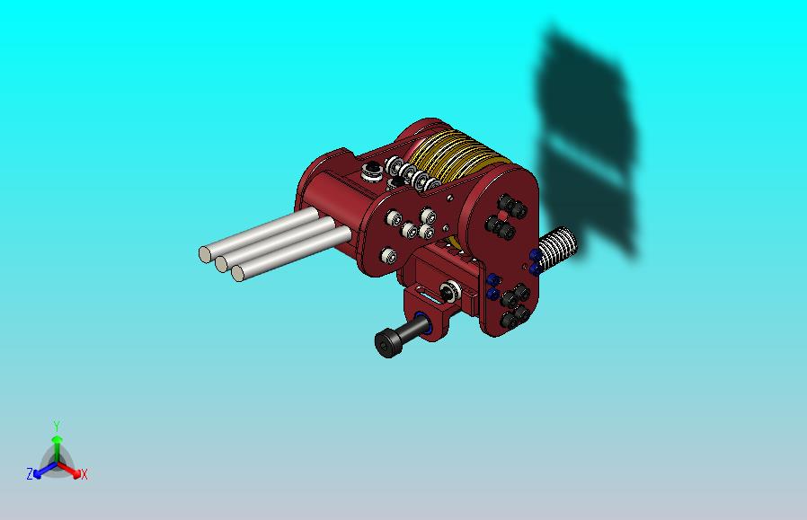 带有集成滑轮减速的钢索驱动接头