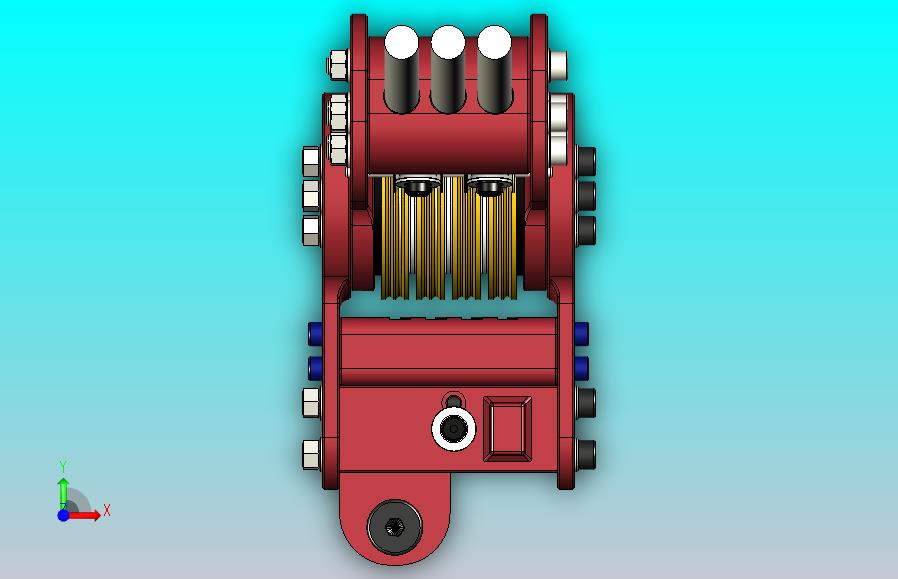 带有集成滑轮减速的钢索驱动接头