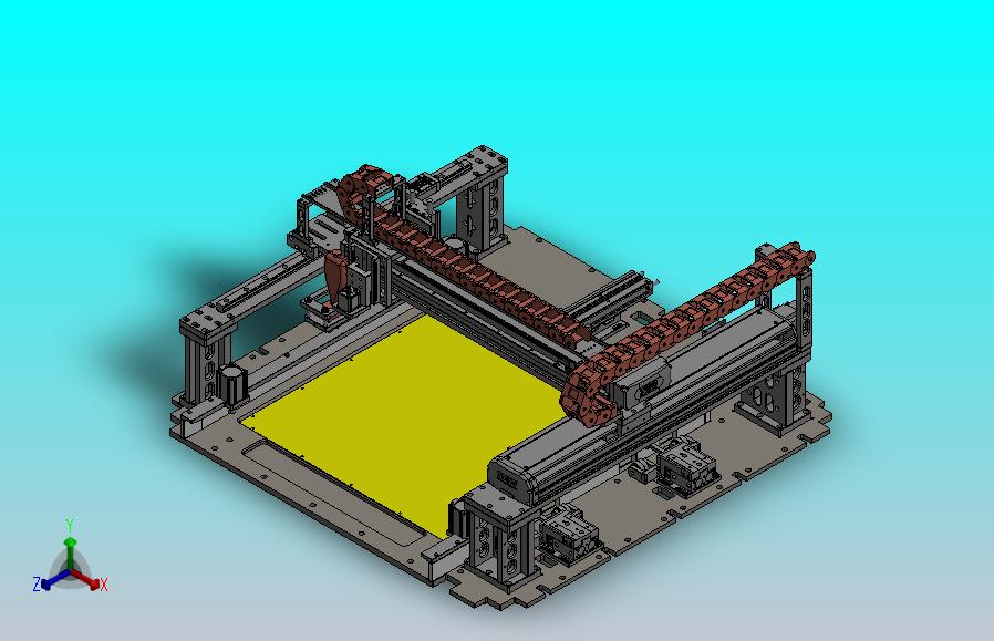 龙门式三轴移载模组