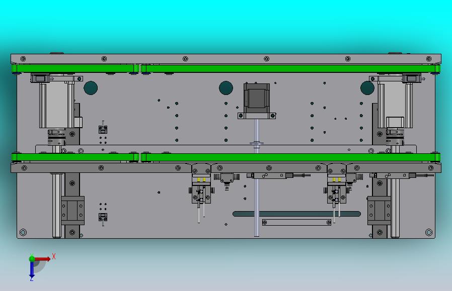 自动调宽的双列皮带输送机