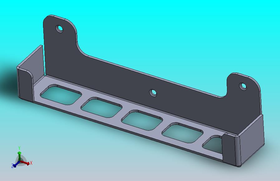 壁挂式电源板支架