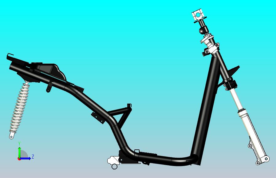 2014 雅马哈 Fino FI 框架