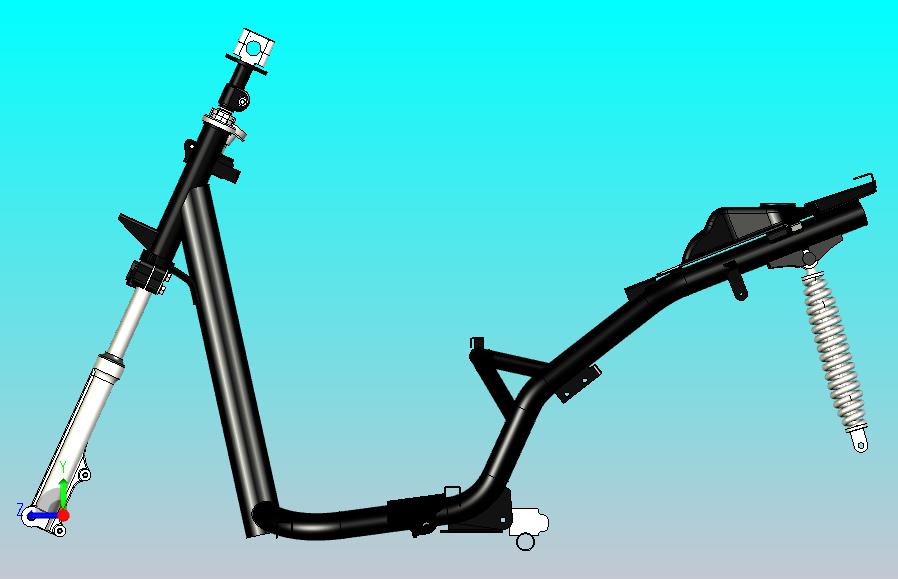 2014 雅马哈 Fino FI 框架