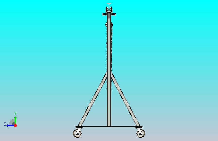 500公斤小型龙门起重机
