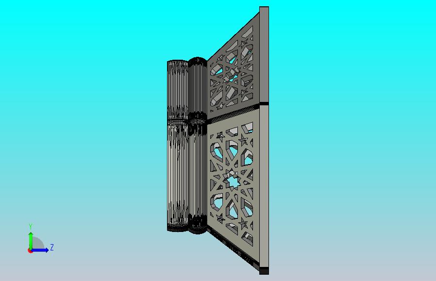 斋月新月——可打印CAD模型