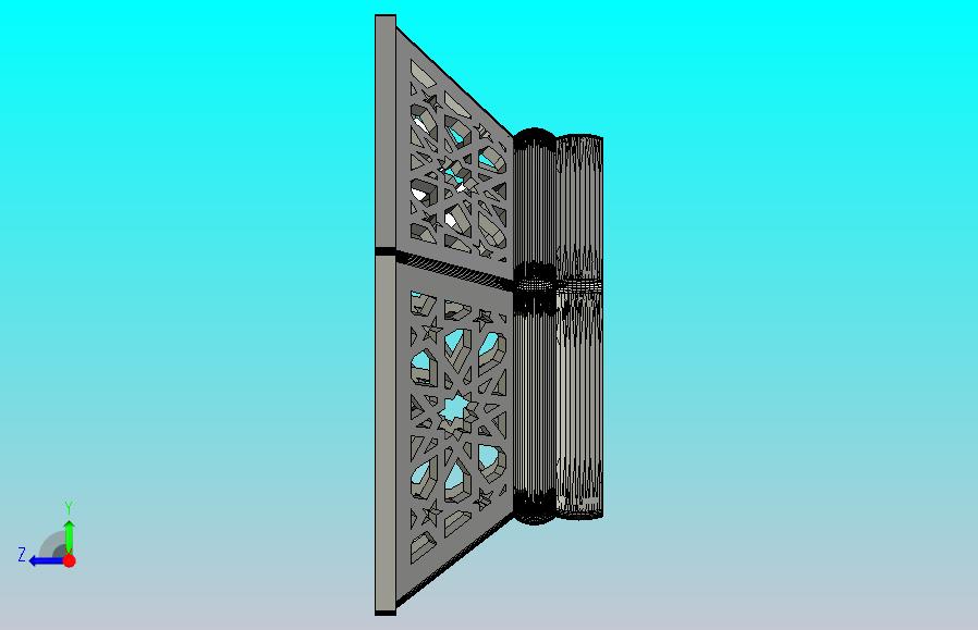 斋月新月——可打印CAD模型