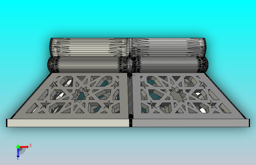 斋月新月——可打印CAD模型