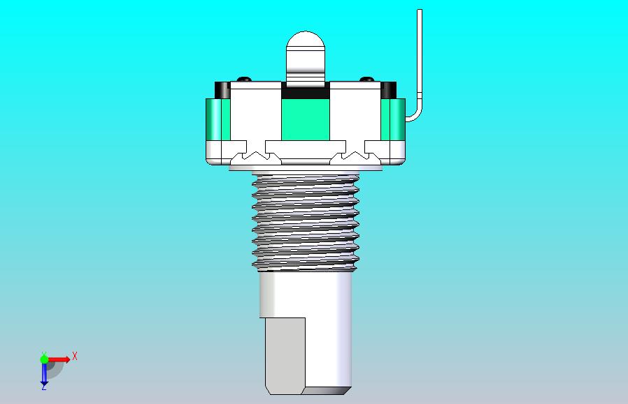 电位器，PCB安装，立式，M7，执行器高度15毫米，总高度21.8毫米