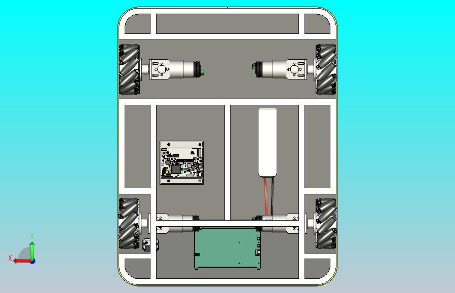 机器人全向麦卡纳姆轮原型