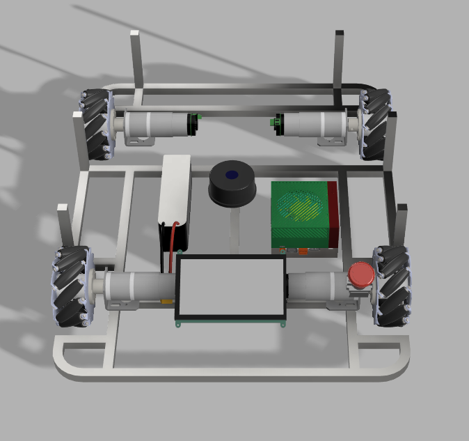机器人全向麦卡纳姆轮原型