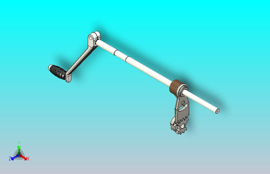 铃木 GT750 变速杆