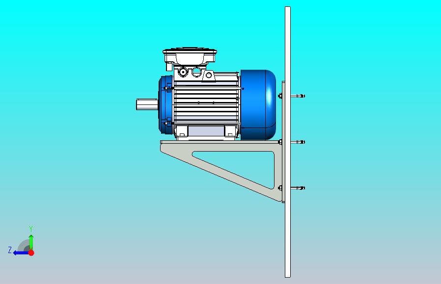 壁挂式电机支架