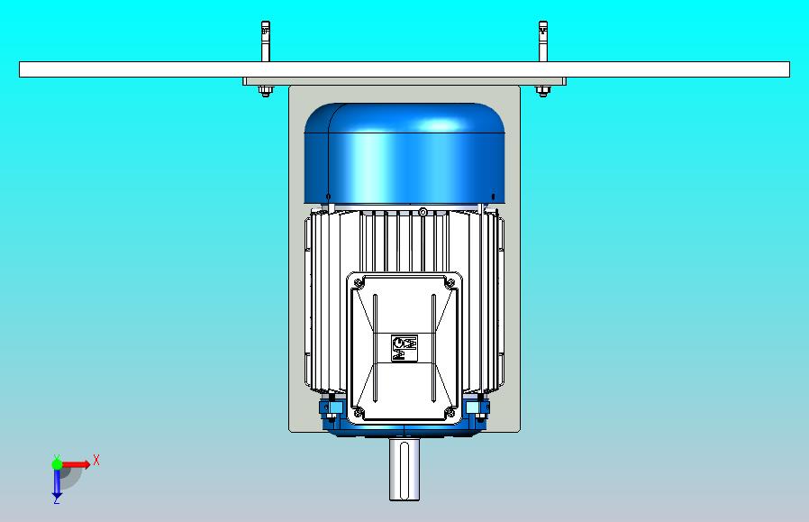 壁挂式电机支架