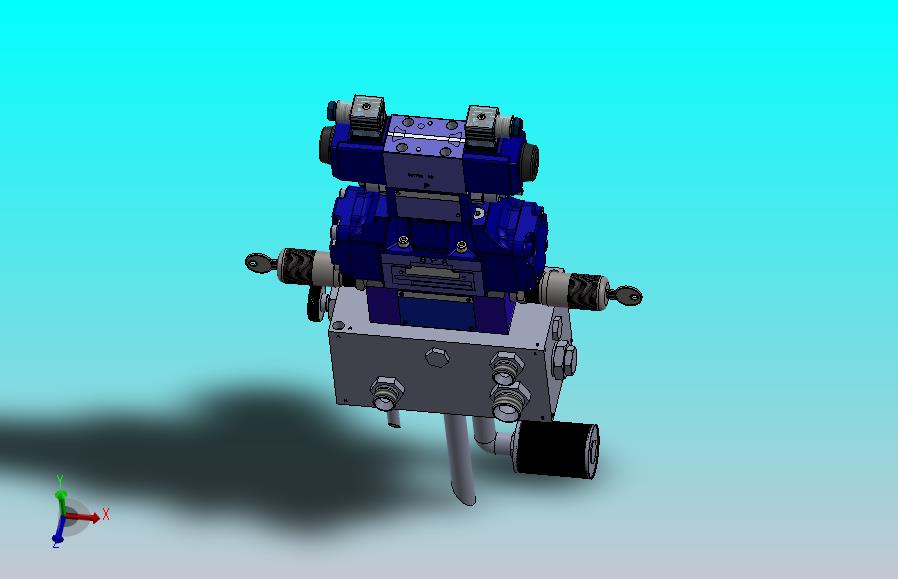 NG10 - 配备EATON阀门的专用液压块（方向阀 - 电磁操作 - 两级）