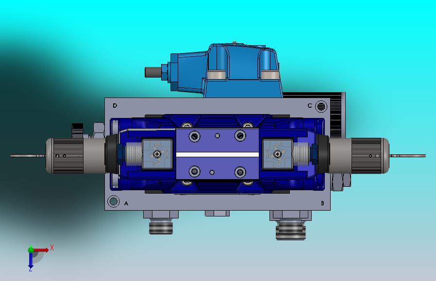 NG10 - 配备EATON阀门的专用液压块（方向阀 - 电磁操作 - 两级）