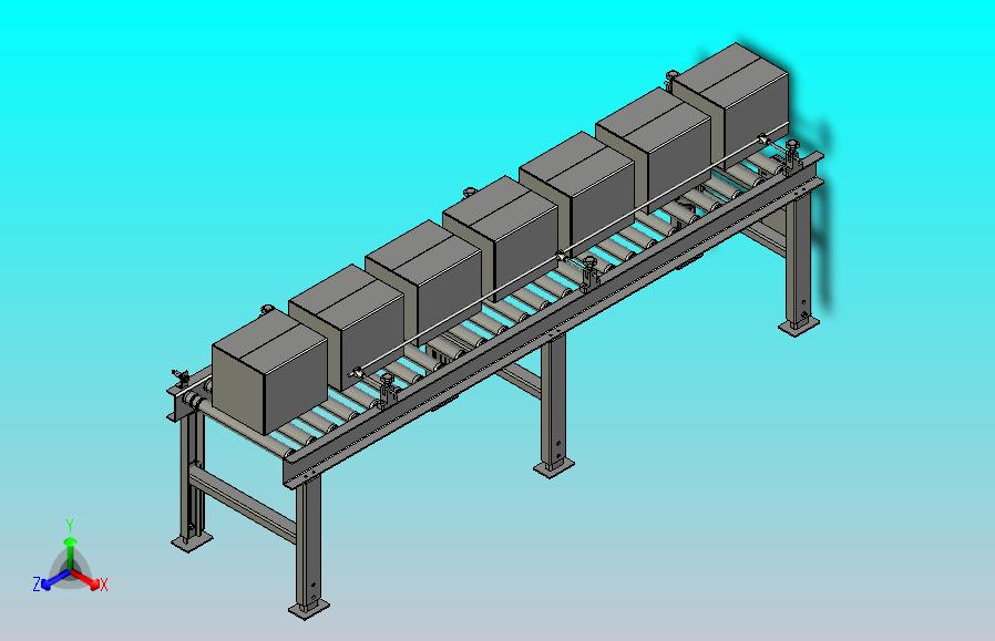 O型圈驱动滚轮输送机