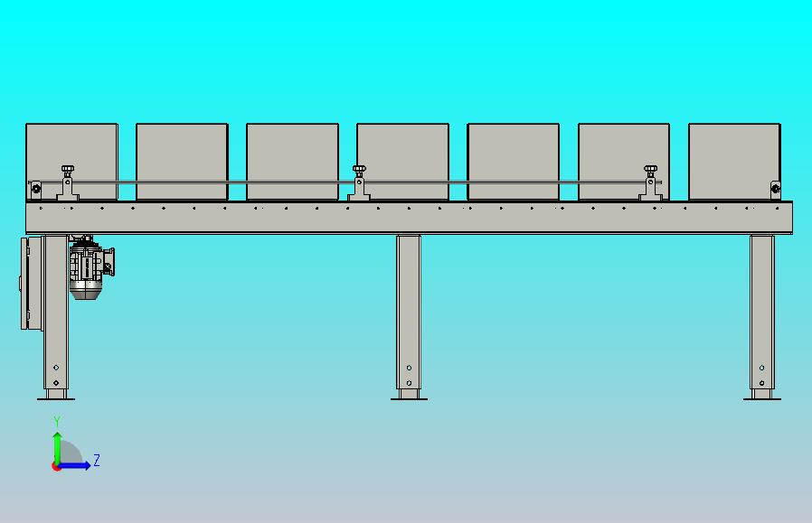 O型圈驱动滚轮输送机