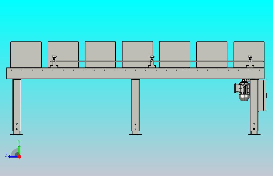 O型圈驱动滚轮输送机