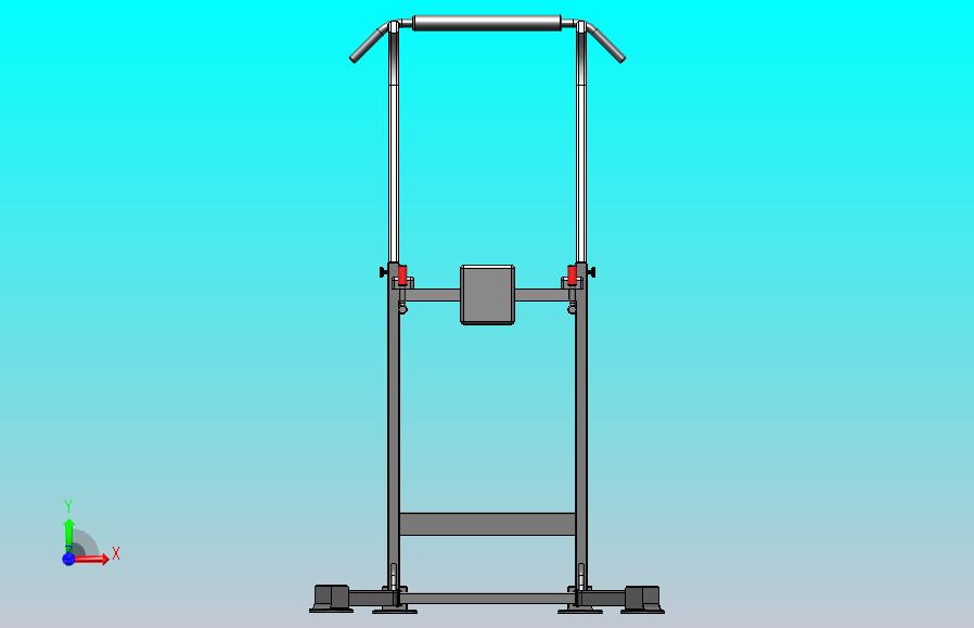 健身器材-单杠引体向上