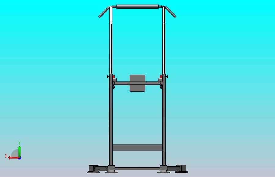 健身器材-单杠引体向上