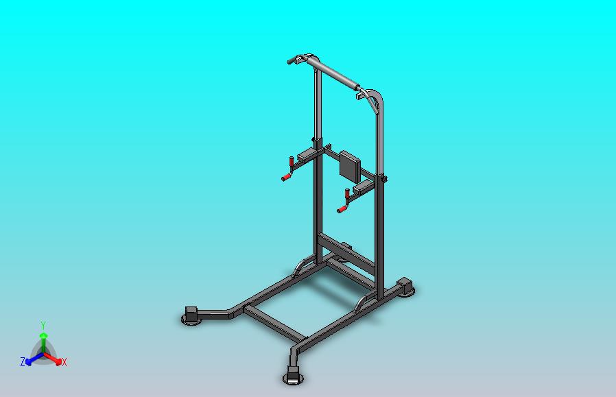 健身器材-单杠引体向上