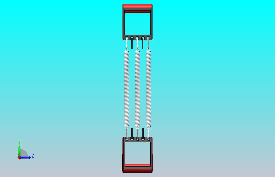 健身器材弹簧拉力器
