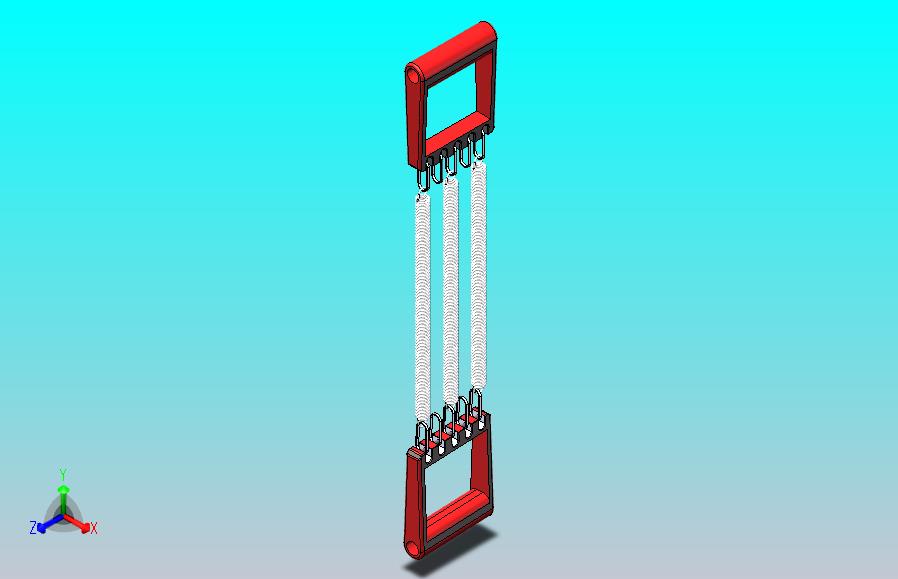 健身器材弹簧拉力器