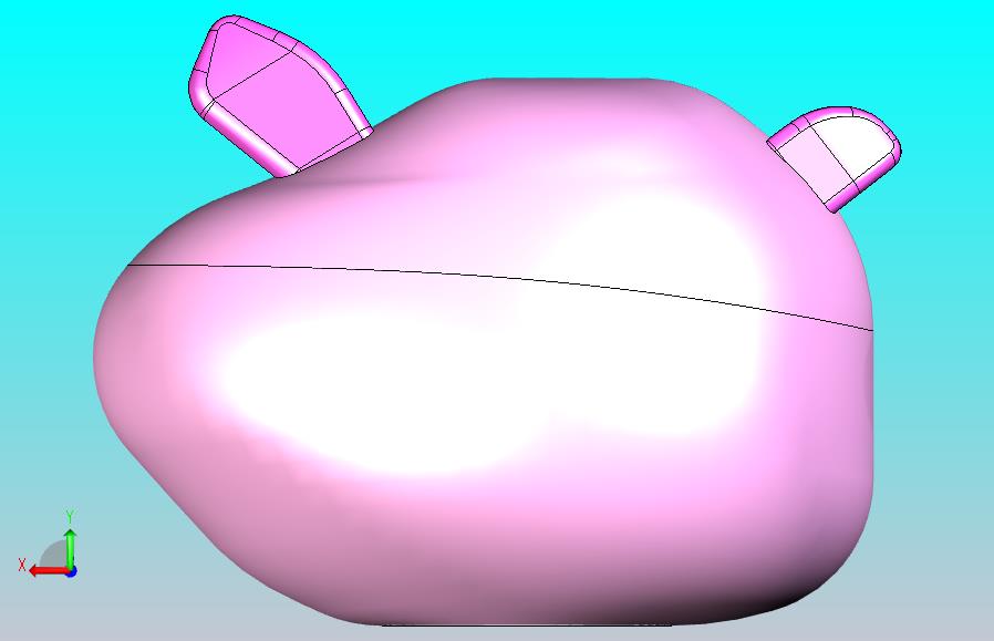 哭哭猪（含特征,可直接3D打印）