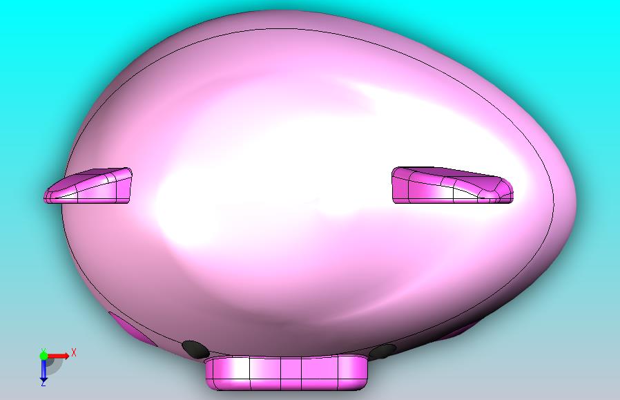 哭哭猪（含特征,可直接3D打印）