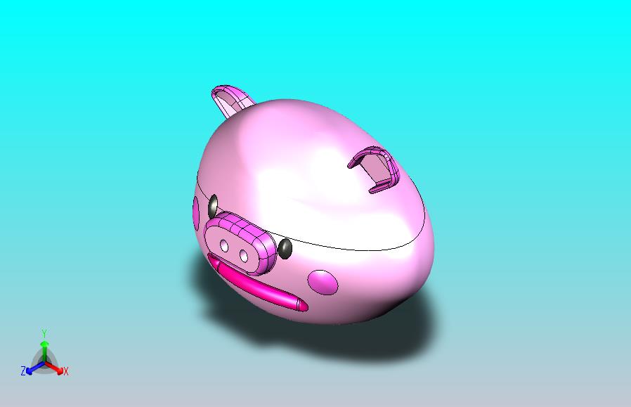 哭哭猪（含特征,可直接3D打印）