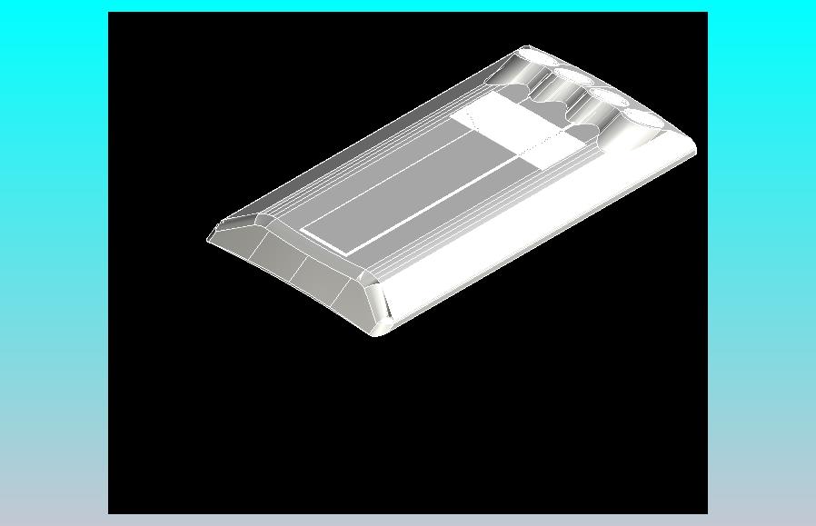 汽车空调三维外型