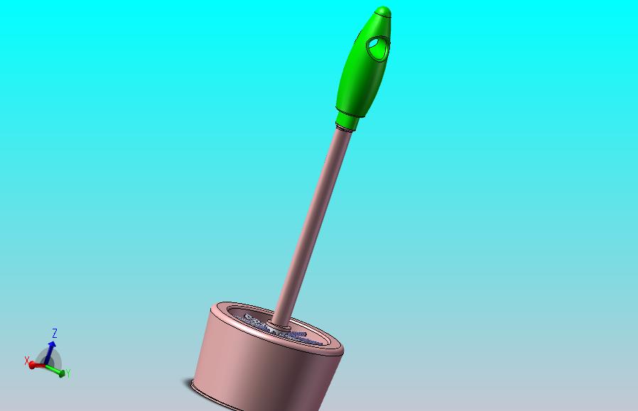 马桶清洁球模型装配