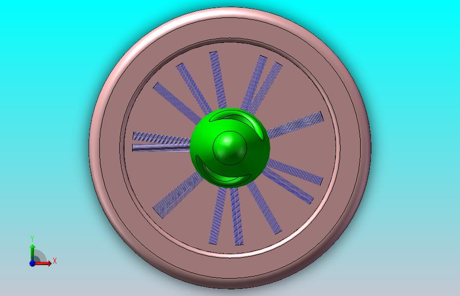 马桶清洁球模型装配