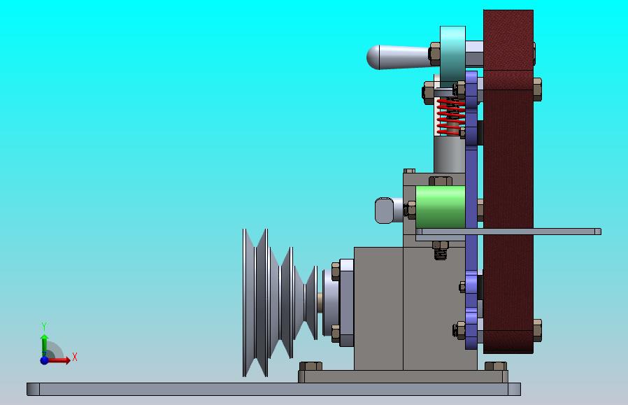 四支点式砂带磨床