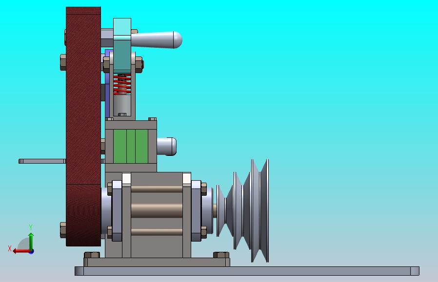 四支点式砂带磨床