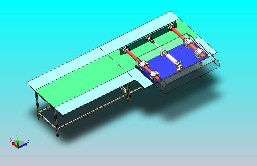 自带分拣流水线