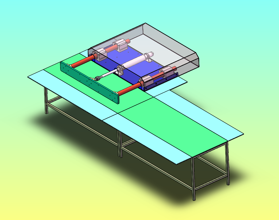 自带分拣流水线