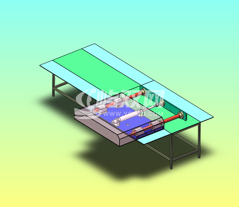 自带分拣流水线