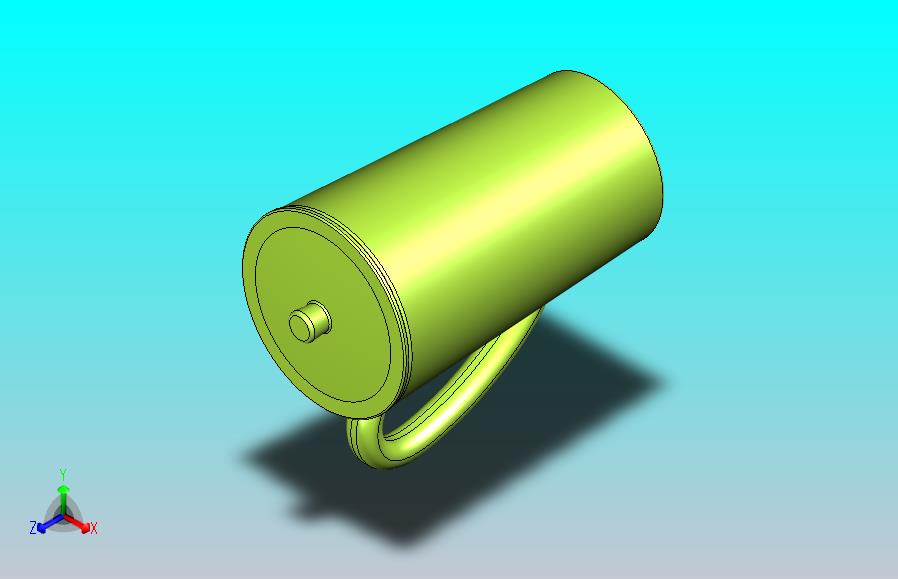 原创杯子杯盖3D模型