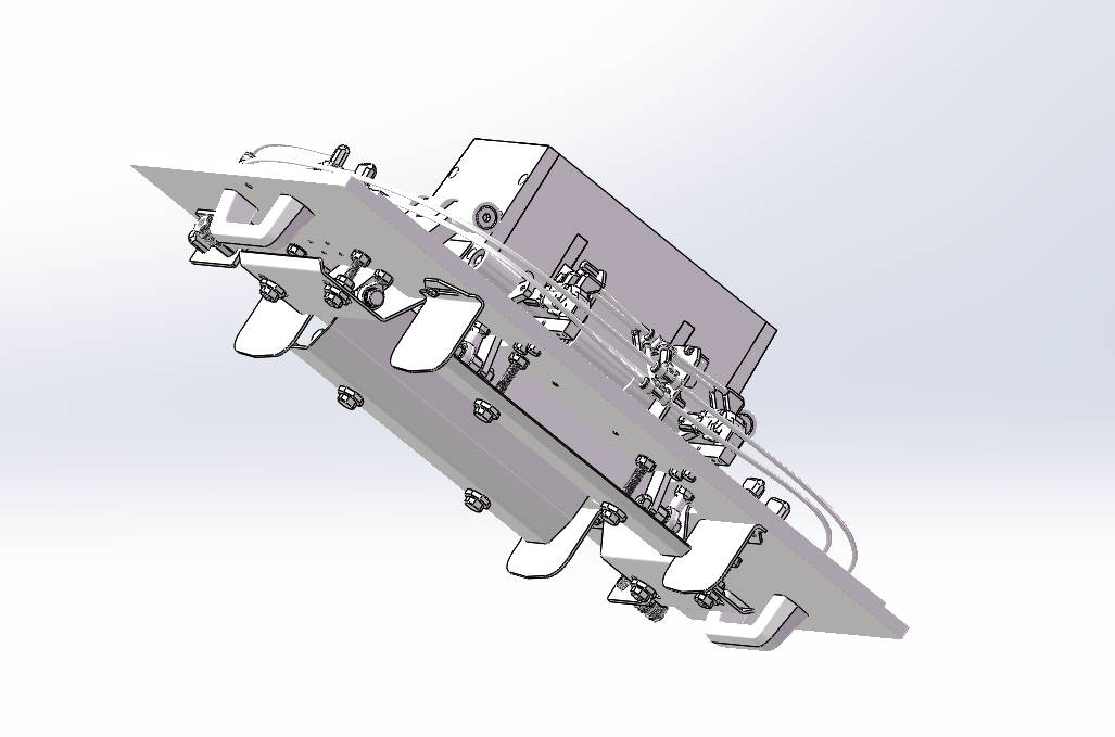 纸箱包装机三维建模图纸 solidworks设计