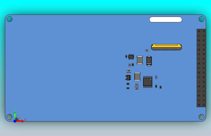 Waveshare 4英寸电阻屏