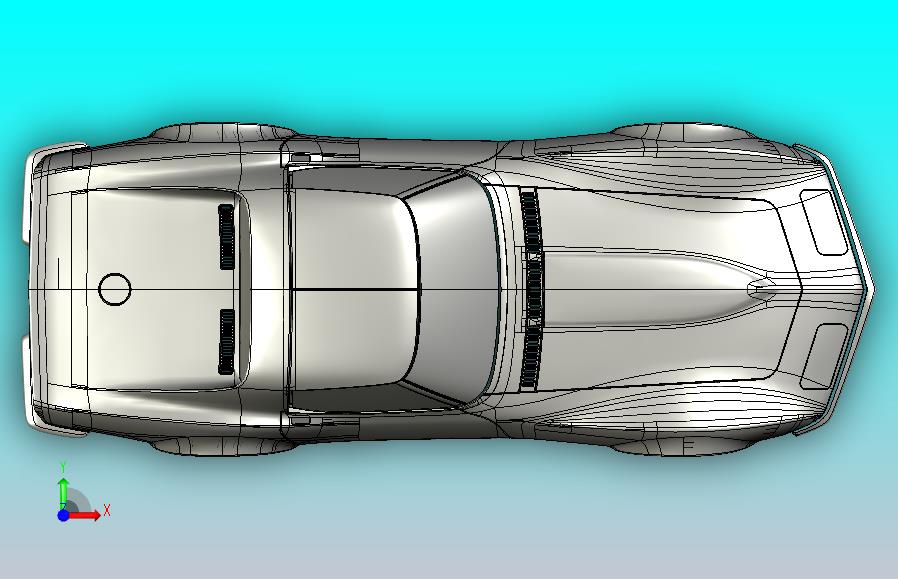 1969年款C3科尔维特车身