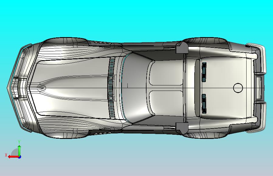 1969年款C3科尔维特车身