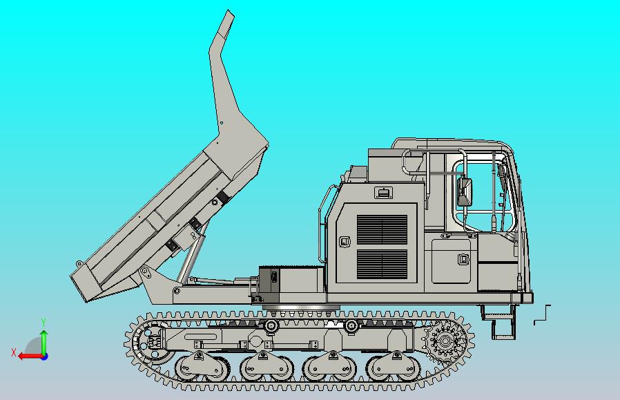 CD60R-3履带车组装 载重六吨