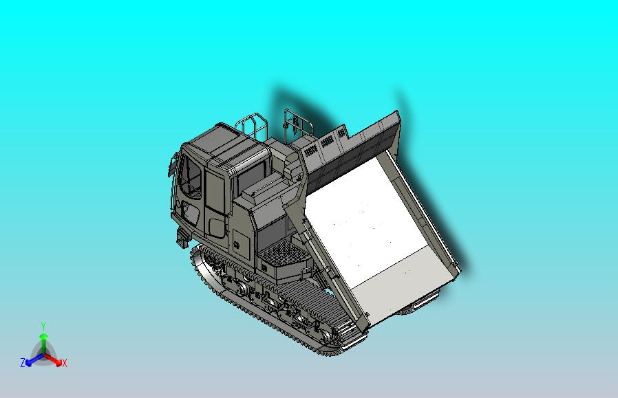 CD60R-3履带车组装 载重六吨