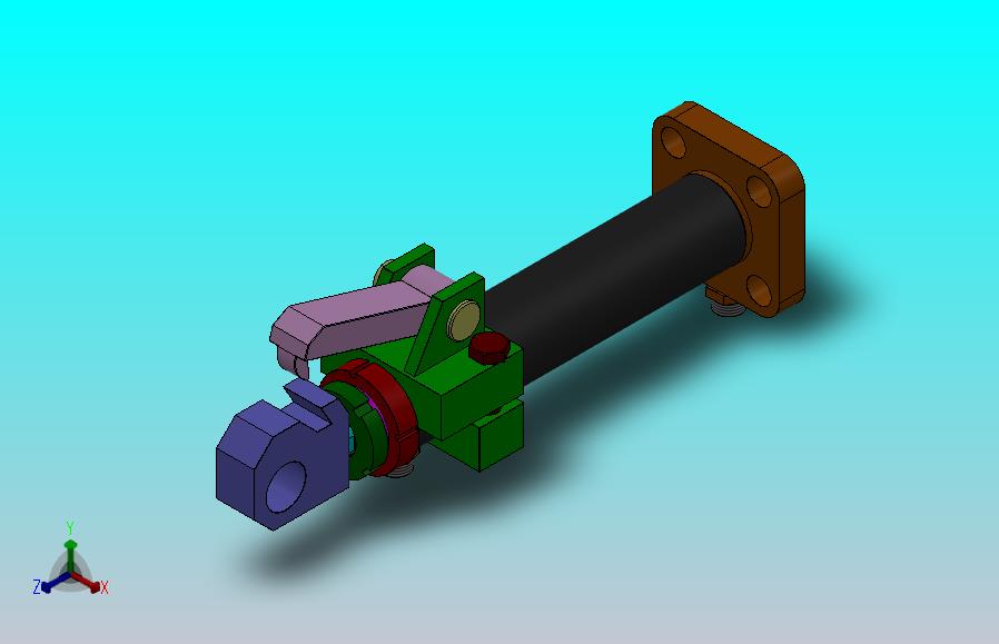 液压缸（带锁）-100x50x400mm-2.snapshot.1